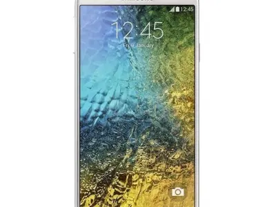 Samsung galaxy E5 white 3D model