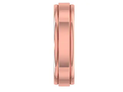 Solitaire Wedding Engagement Women Band Ring 3D print model 9
