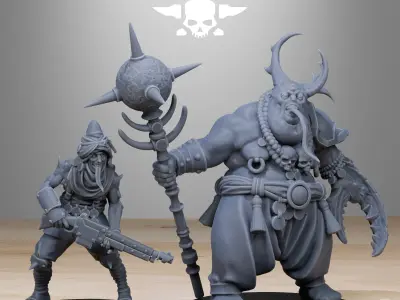 Corrupted Guard Lechers 3D print model