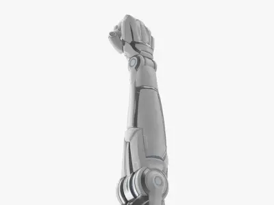 Cyborg arm fist 3D model