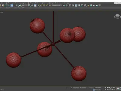 Novo Chandelier Low-poly 3D model