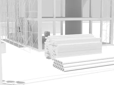 construction building 3D model purchase