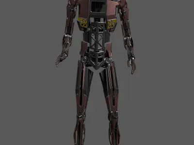 Animated Robot 3D model