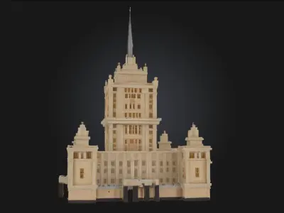 Majestic Tower Grand Architectural Landmark 3D model