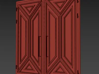 Gate black loft 07 3D model