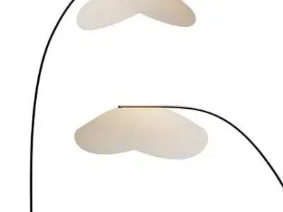 Fela Arc Floor Lamp 3D Model 3D model