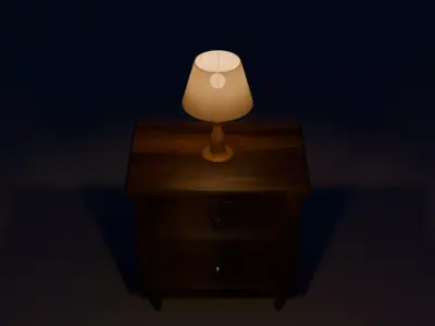Night Table 3D model