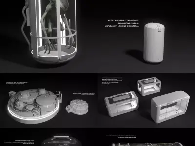 BIO Laboratory props 3D model
