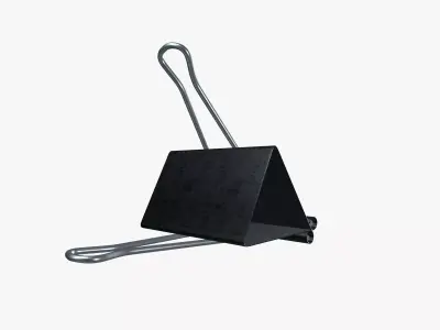 Binder clip 3D model