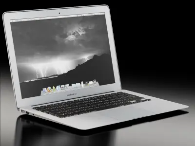 Apple MacBook Air 13 Low-Poly Low-poly 3D model
