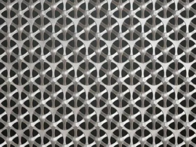 Silver Metal Grill Transparent PBR Seamless Texture get