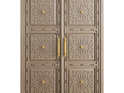 Old islamic door2 3D model