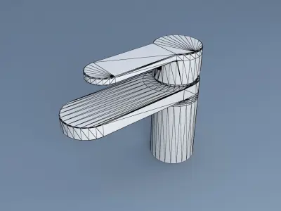 Monobloc Tap Low-poly 3D model