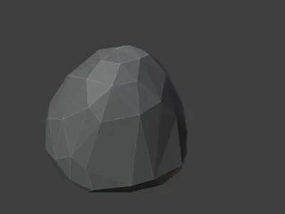 Low Poly Rock 9 Free 3D model