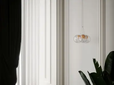 Multi-Light Cluster Pendant By Omer Arbel 3D model