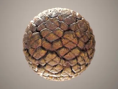 10 Materials Skin Dragon Seamless PBR Volume 20 Texture