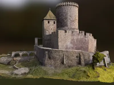 Bedzin Castle 3D model