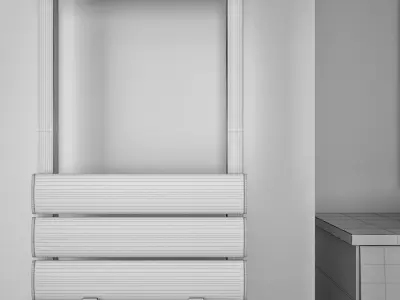 Carisa radiator model Eliptic Low-poly 3D model