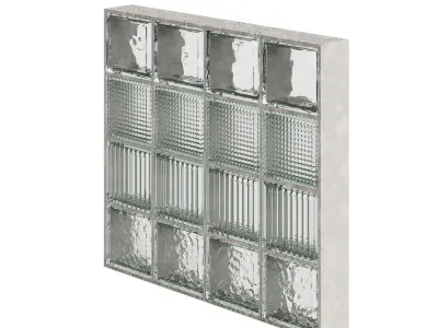 A3DPRO - Bricks Glass 3D model