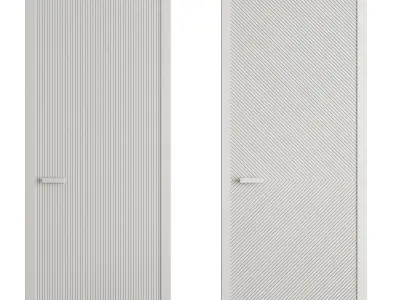 Velvet doors set 2 3D model