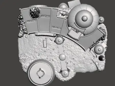 SW MOS ESPA DIORAMA VINTAGE FIGURE MODEL RACE SCENE 90s 3D print model