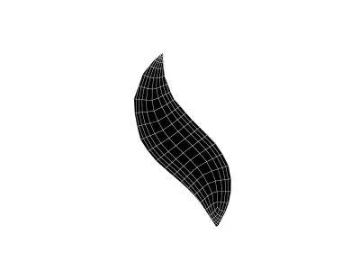 Fire Symbol v8 004te Low-poly 3D model