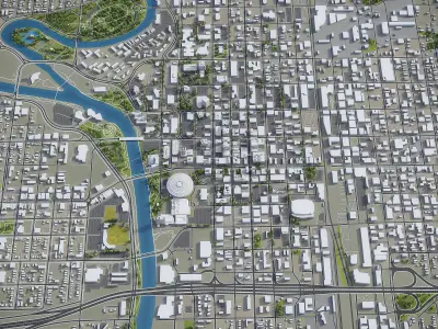 Wichita Low-poly 3D model