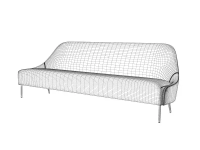 Napoleon 228 3 Seater Sofa 3D model