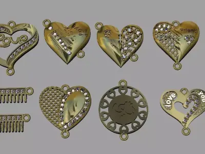 tiny piece of gold 3D print model