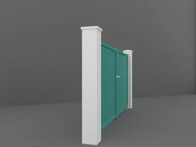 Outdoor Gate  3D model