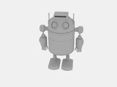  Robo Cylinder White 3D model