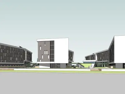 Sketchup Highschool or College 231 3D model