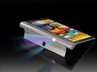Lenovo Yoga Tab 3 Pro tablet Low-poly 3D model