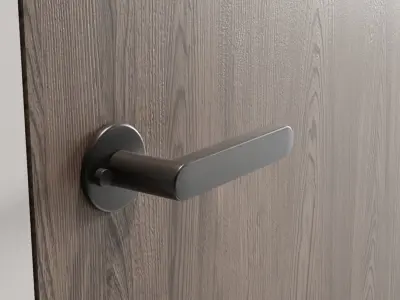 Glasitalia set modern sliding glass doors 3D model