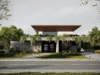 Exterior Architecture Vizaualization 3D model