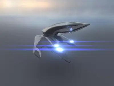 Frigate Spaceship 3D model