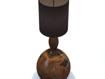 Gaia Vessel Face Floor Lamp PBR 3D model