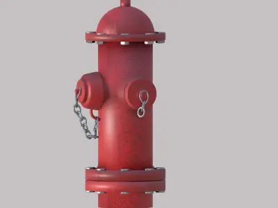 Hidrante 3D render 3D model