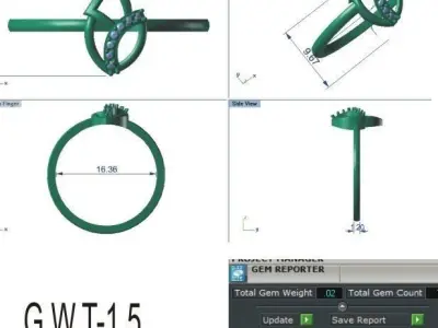 Ring - 121 3D print model