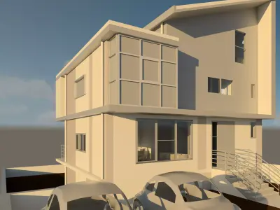 House Design Revit Model 3D model