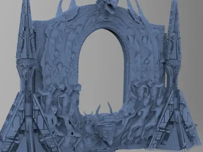 Portal Dantes Hell inferno Doorway 1  3D model