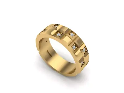 Jewelry ring 332 3D print model