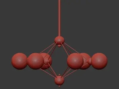 BONN chandelier 3D model