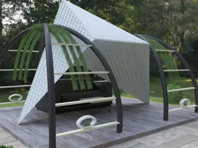 outdoor seating 3D model
