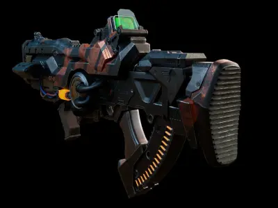 Si fi gun 3D model