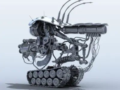 Robot 08 3D model