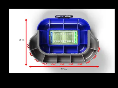 SNACK STADIUM FOR THE SUPER BOWL 3D print model