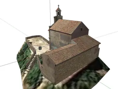 Architecture-Religion-God-Culture-Temple-035 church 3D model