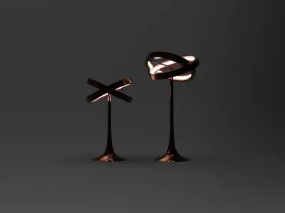 stand light Modern Minimal 3D model