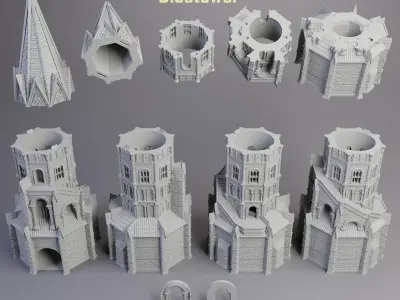 Ranni s Rise dicetower 3D print model